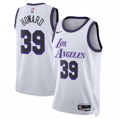 Dres Los Angeles Lakers 22 Dwight Howard 39 Nike 2022-23 City Edition Bijela Swingman